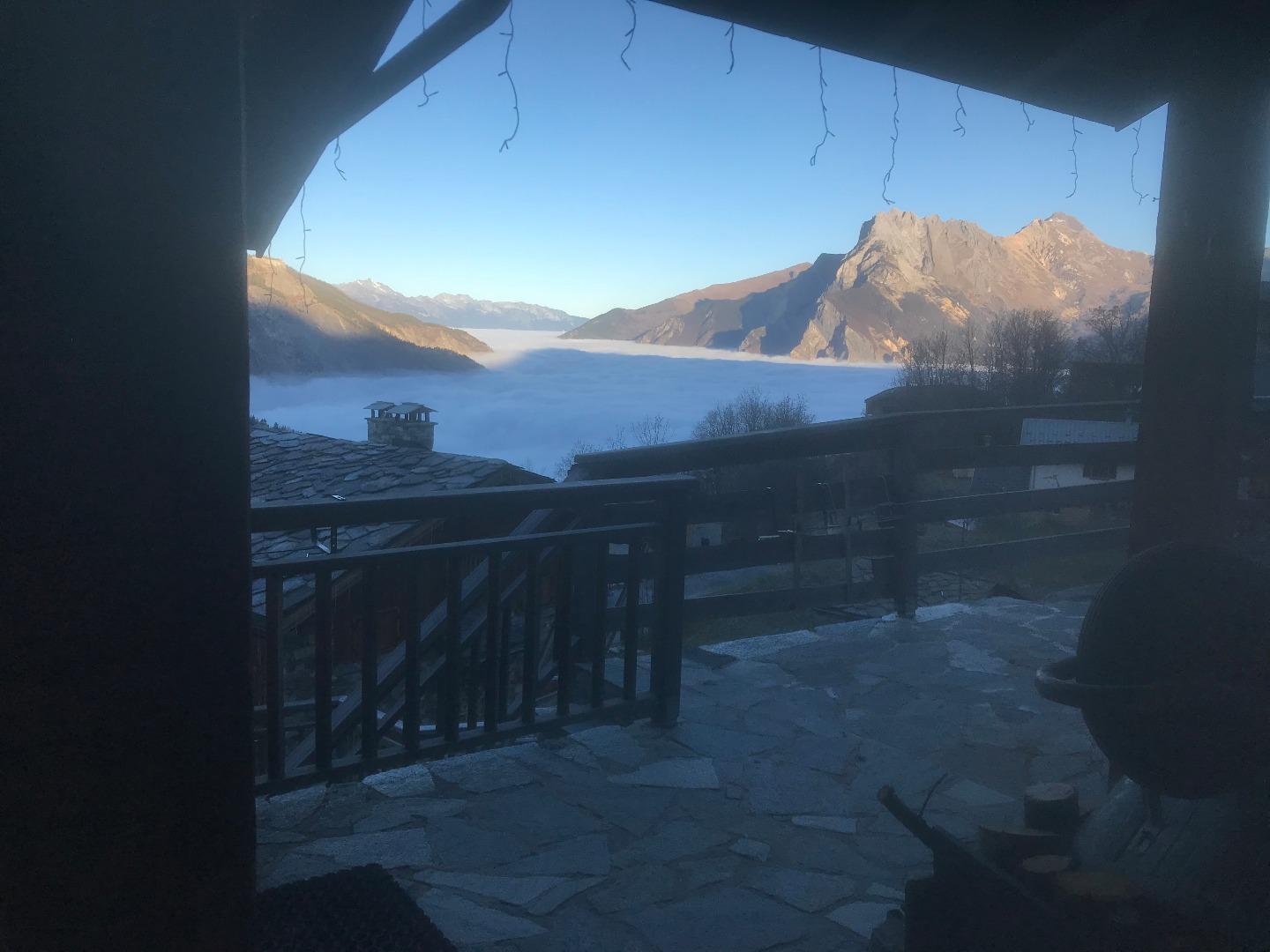 Mer de nuages, nous sommes à la bonne altitude.